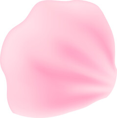 Tender spring pink flower petal. Delicate scent of woman perfume. Aroma of cherry blossoms. Floral air vortex. Magic spring dust petals splash. Design for gift, card, package. Vector illustration.