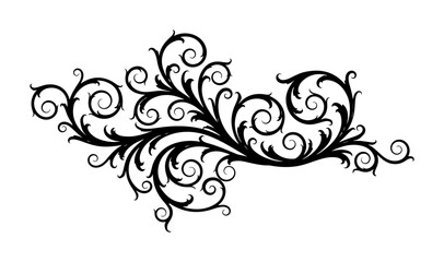 Decorative Victorian Floral Corner Frame