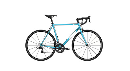 Fototapeta premium Light Blue Road Bicycle
