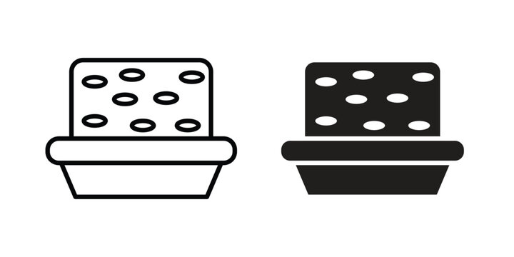 Halva icon Symbol for App and Web UI Design Vectors