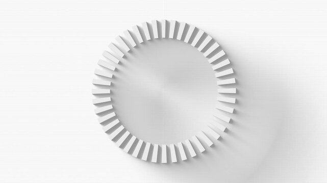 circle with shadows on a gray background. logo frame