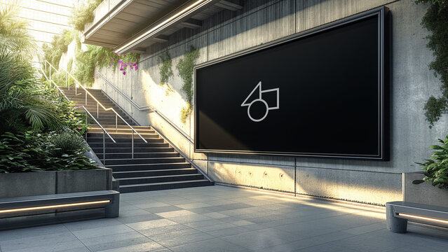 Underground Billboard Mockup 5 &ndash; Subway Station Advertising Display, Urban Metro Poster Presentation, Realistic Public Transport Branding Showcase Template