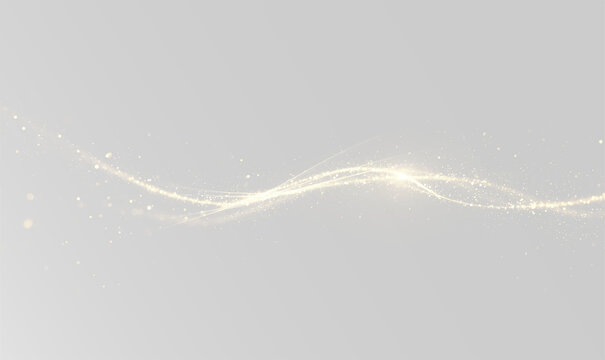 Golden swirling brush strokes with glittering ornamental patterns, elegant hand-drawn calligraphy, festive metallic elements, and luxury abstract curves  overlay gold dust png