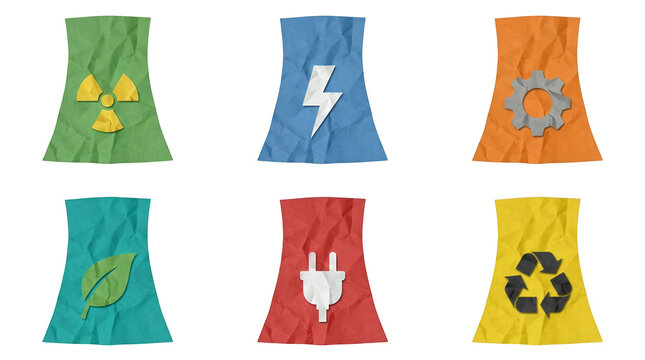 Industrial energy cooling towers collection.