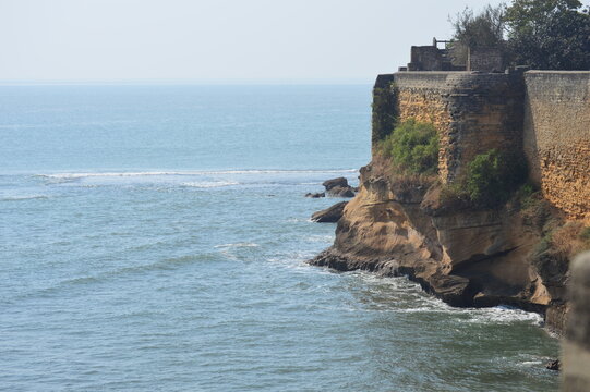 The images of  Diu fort built in 16th century by  Portuguese at the eastern tip of Diu island india.