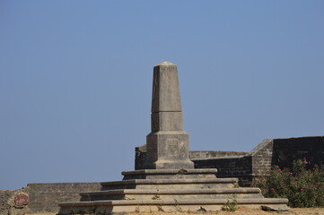 Fototapeta premium The images of Diu fort built in 16th century by Portuguese at the eastern tip of Diu island india.