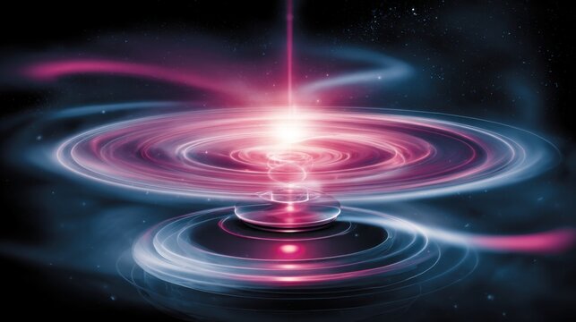 Glowing fusion reaction contained within a swirling electromagnetic field, showcasing immense power and scientific wonder.