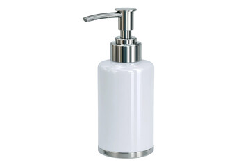 Obraz premium Refillable Lotion Pump Dispenser Isolated on Transparent Background