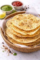 Papad crisp texture