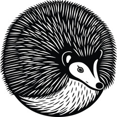 Vector hedgehog icon © Gpx