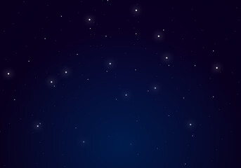 Starry Night Sky Over a Silent Landscape Reflecting the Wonder of the Universe © Relung