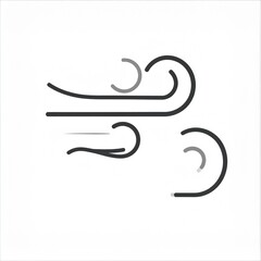 Obraz premium Hand drawn black ink swirls and curls abstract art vector illustration design elements