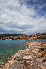 Fototapeta premium Villefranche sur Mer in France