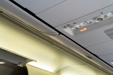 ceiling in the aircraft