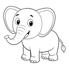 Obraz premium coloring pages for kids background 12