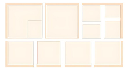 Fototapeta premium frame, photo, blank, empty, border, picture, mockup, template, design, vector, illustration, isolated, white, gallery, wall, decor, interior, art, display, placeholder, minimal, modern, classic, squar