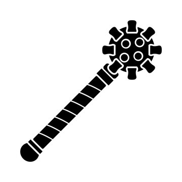 mace rpg fantasy weapon icon illustration