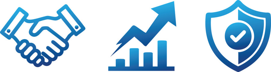 Obraz premium Business Growth Success and Performance Line Icon