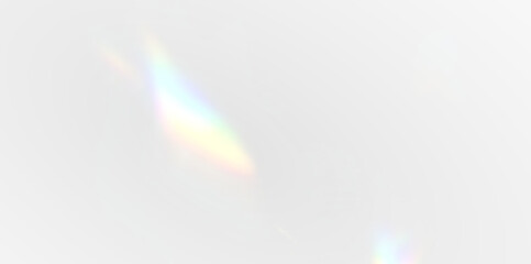 Fototapeta premium PNG Diamond glow with rainbow prism, light flare and sparkling glass, neon background with optical shine, crystal and beam reflections in a soft glowing spectrum of color and brightness