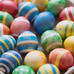 children's book, adorable easter bunny soft toys with cupcake and gift box against a white background
