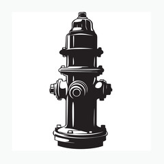 vector illustration of a fire hydrant