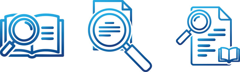Obraz premium Research Analysis and Microscope Icons