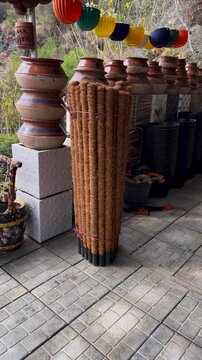 Cocopeat Poles for Plants in Plant Nursery