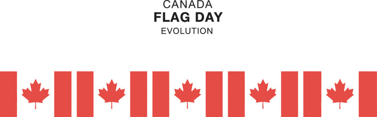 Obraz premium Canada flag day celebration history and significance of the maple leaf flag