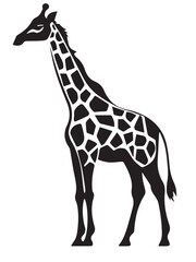 Naklejka premium Giraffe Clipart Victor Stock Illustrations