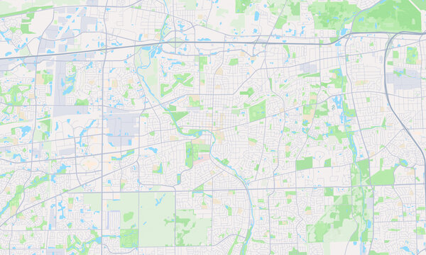 Naperville Illinois map
