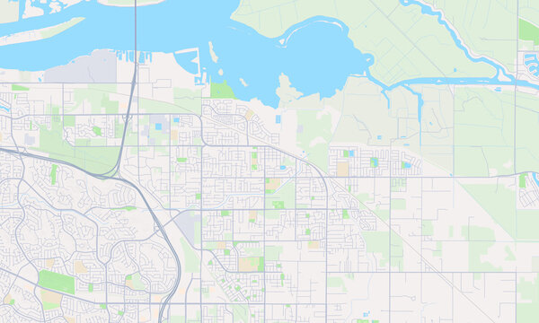 Oakley California map