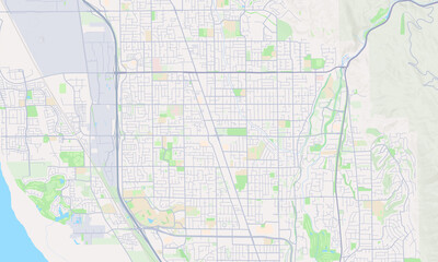 Naklejka premium Orem Utah map