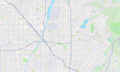 Naklejka premium Orange California map