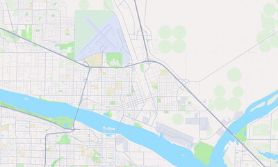 Obraz premium Pasco Washington map