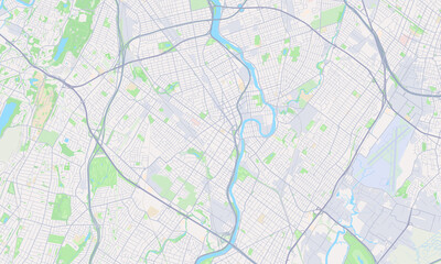 Fototapeta premium Passaic New Jersey map