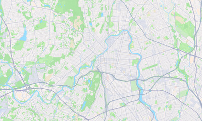 Fototapeta premium Paterson New Jersey map