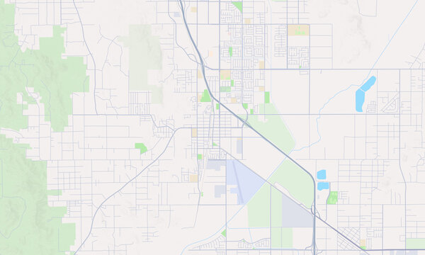 Perris California map
