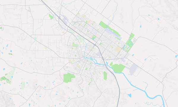 Petaluma California map