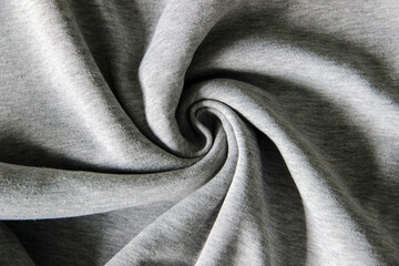 Light gray cotton fleece hoodie fabric © Ramadhan