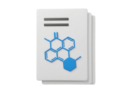 Scientific Research Papers with Chemical Structure Visualization