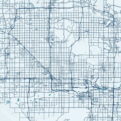 Phoenix City Map Delve Into