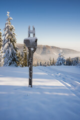 Łapsowa Polana winter ski trail, Gorce Mountains, Poland  © Snowboy