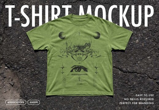 Asphalt T-Shirt Mockup