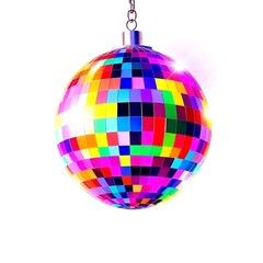 Obraz premium disco ball with disco lights