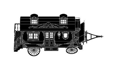 Obraz premium Modern Farm Tractor Graphic Design