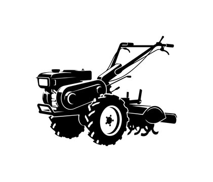 Modern Farm Tractor Graphic Design