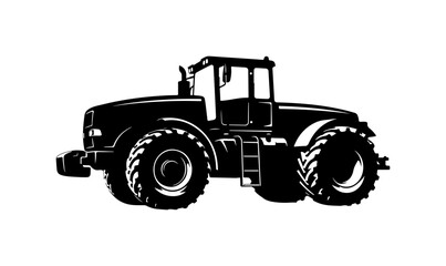 Obraz premium Modern Farm Tractor Graphic Design