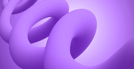 background featuring dynamic, fluid purple waves and swirling spiral strokes