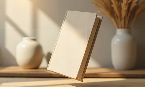Minimal Natural Book Mock up