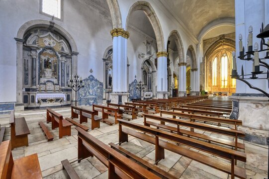 Church of the Dominicans, Central nave, Elvas, Alentejo, Portugal